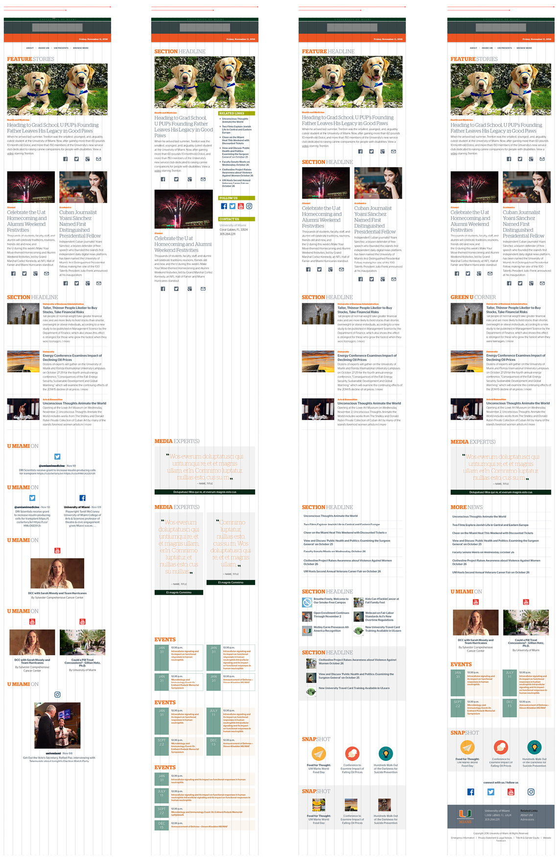 University of Miami Global Emails Template